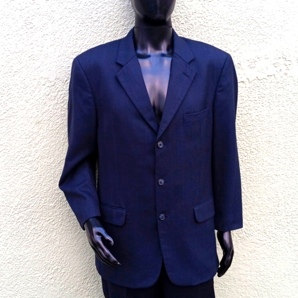 Abriani Men's 100% Wool Woolmark Sport Coat Blazer (korea)